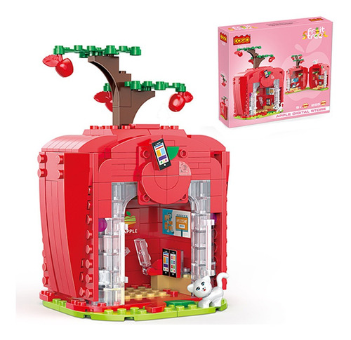  Cogo Juego Didactico Arbol Cerezas Frutales 255 Piezas St