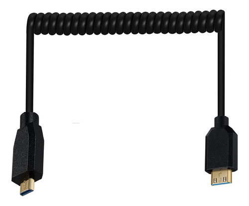 Cable De Velocidad En Espiral Hdmi Ultradelgado, Disscool Mi