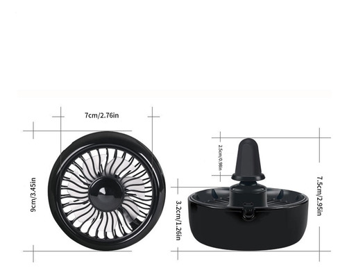 Mini Ventilador Para Coche Ventilador De Ventana De Coche Mi
