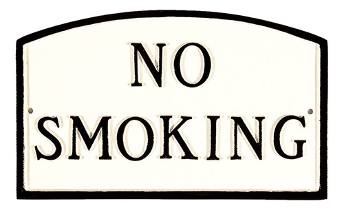 Montague Productos De Metal Sp-9sm-wb No Smoking Arco Declar