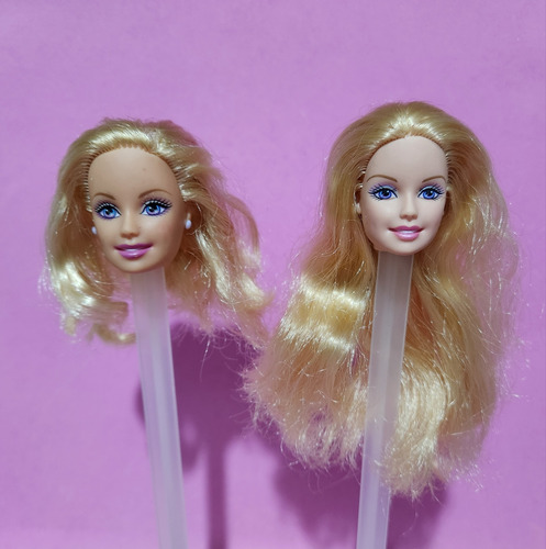 Cabeças Bonecas Barbie Princesas Para Aproveitamento 