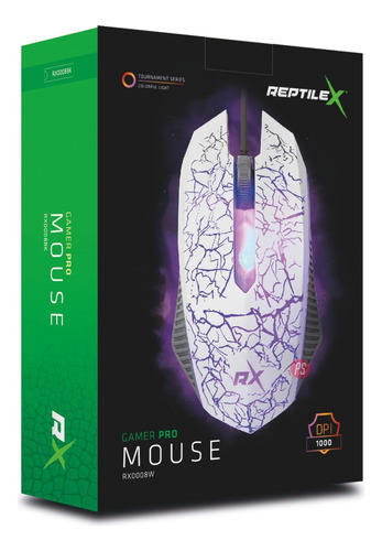 Mouse Gamer Pc Usb Retroiluminado Blanco - Ps Blanco