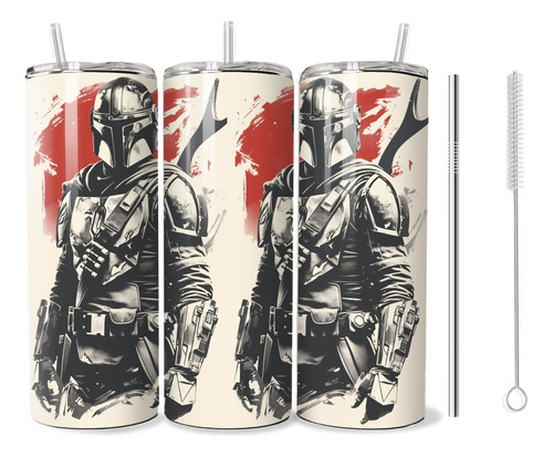 Termo Acero Inoxidable Star Wars Darth Vader Mandalorian Mandalorian