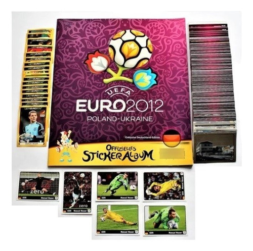  Album Uefa Euro 2012 + 150 Figuritas Distintas A Pegar