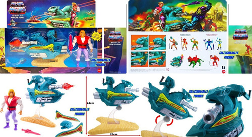 Motu Masters Of The Universe Origins Jet Sled Principe Adam