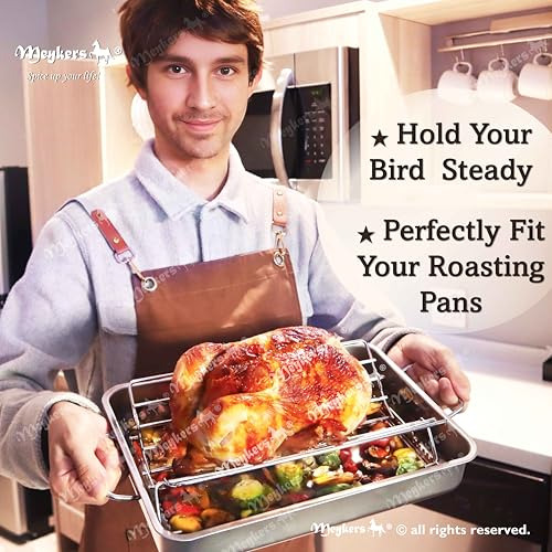 Meykers Roasting Rack Insert | Rejilla Ajustable Para Asar P