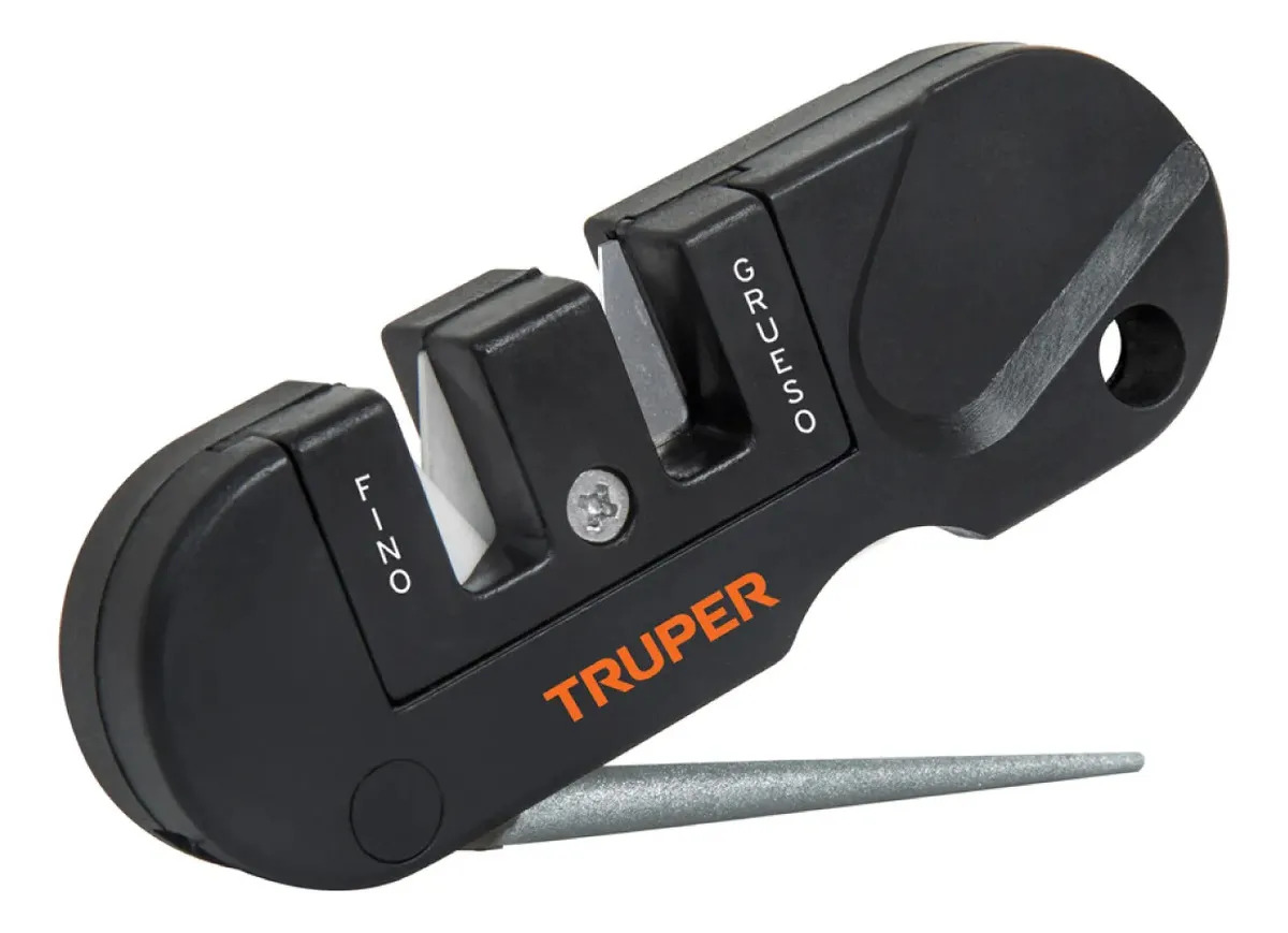 Afilador de cuchillos cuerpo ABS de bolsillo TRUPER AFI-CUM