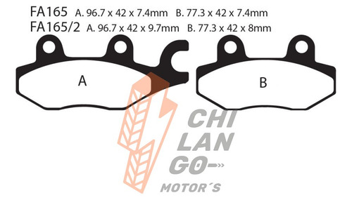 Balatas Ebc Del. Honda Xl 125 V1-a Varadero 01-16 Fa165