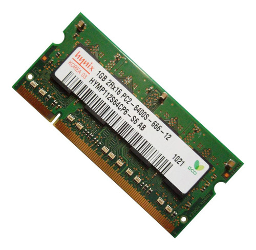 Hymp112s64cp6-s6 Hynix 1gb Pc2-6400 Ddr2-800mhz Rtp1485 (Usado)