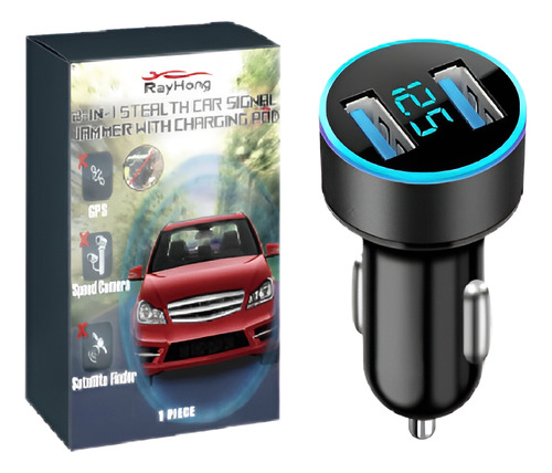 Ray Cargador Bluetooth Usb Celular De Auto Carga Rapida