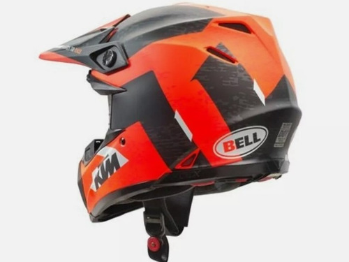 Casco Bell Ktm Motocross Moto Motocicleta