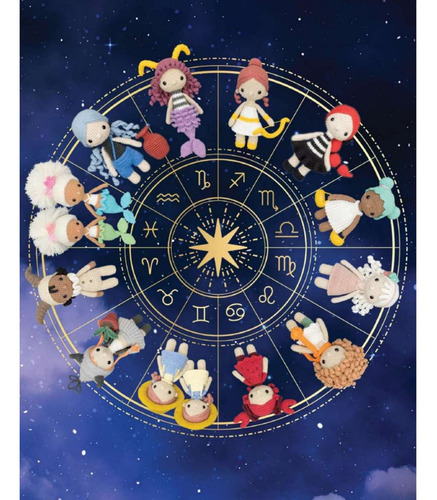 Patrón 12 Muñecas Zodiaco