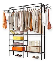 Comprar Closet Roperos Organizador Armable Perchero Doble Fila