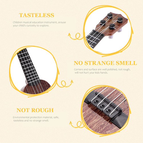 U Puzzle De Ukelele Con Guitarras Para Niños
