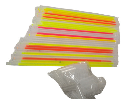 Pulseras Neon Fluorescente Fiesta Dj Boda Pack 45 Pz Surtido