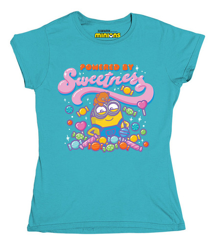 Playera Para Niña Minions Powered Camiseta Original