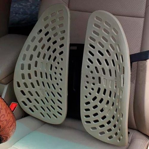 2 Soporte Lumbar Ergonómico Respaldo Espalda Silla Automóvil