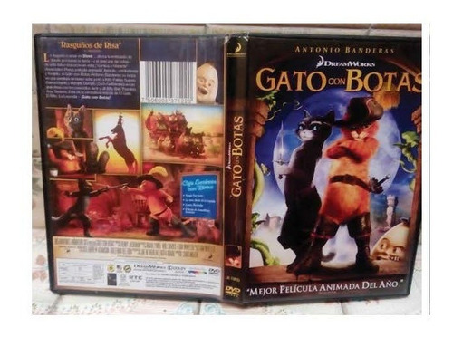 Dvd El Gato Con Botas Pelicula 1 Region 4 Puss In Boots (Usado)