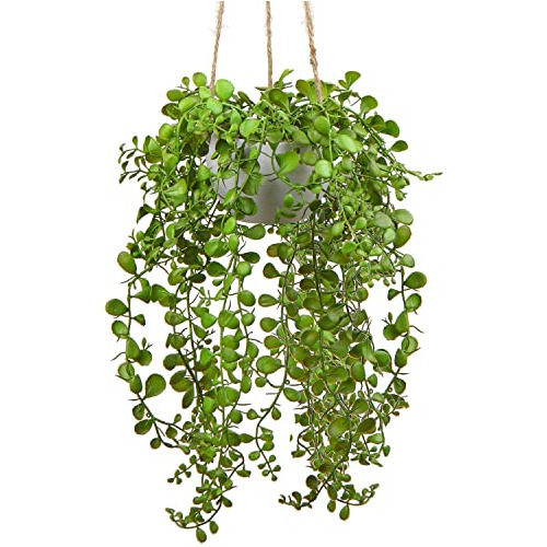 Artificial Hanging  Fake Greenery Succulent Potted Plan...