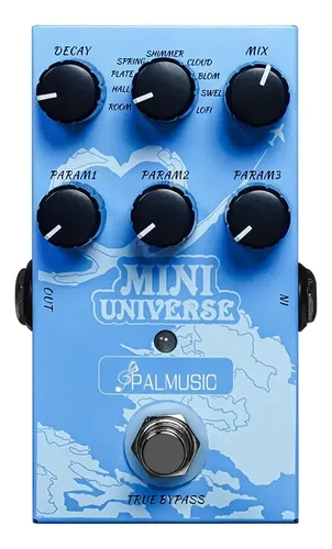 MINI UNIVERSE M-VAVE ギターエフェクター Pedal De Reverberação Digital M-vave Mini Universe 9 Modos