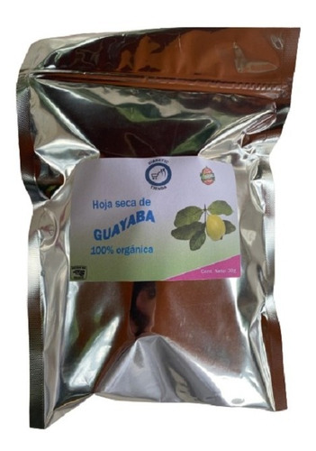 Hojas Secas De Guayaba 90 Gr 100% Orgánico Pack 3 Bolsas