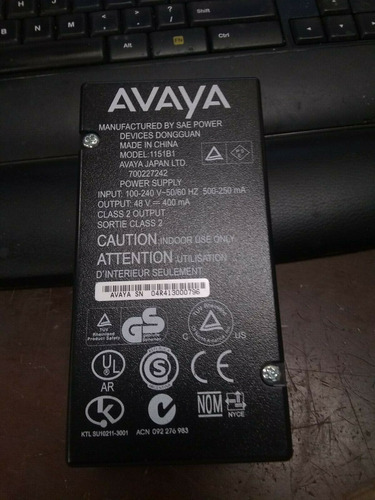 Genuine Avaya 1151b1 Power Supply 700227242 Ip Phone 48v Ttq