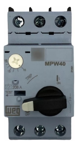 Disjuntor Motor Weg Mpw40-3-u016 10-16a C/nf