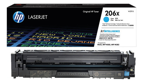 Toner Hp 206x Cyan W2111x M255dw M282 M283fdw 2450 Paginas