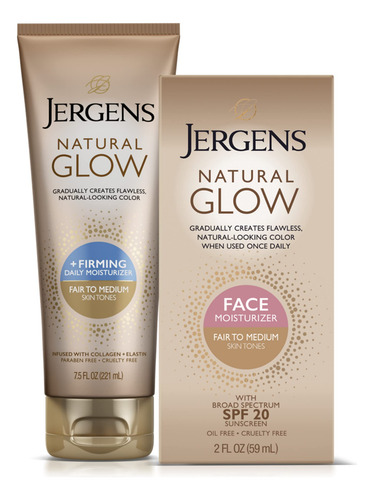 Crema Hidratante Jergens Natural Glow +reafirmante Con Facto