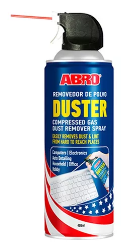 Aire Comprimido Aerosol Saca Polvo Particulas X 400ml Abro