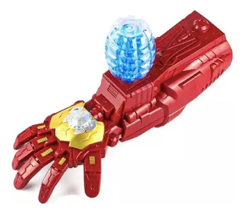 Guante De Iron Man Lanzador De Hidrogel Juguete Para Niños