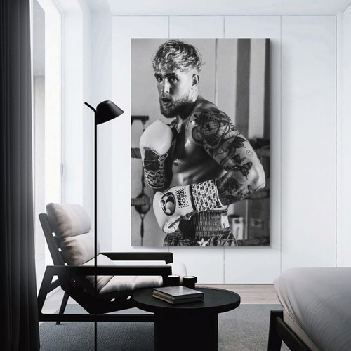 Wrestle Boxing Jake Paul Grapple Poster 1 Canvas Wall Art