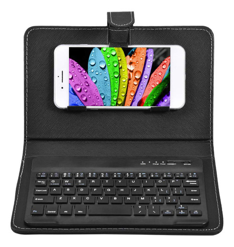 Teclado Bluetooth Inalambrico Funda Piel Sintetica Soporte