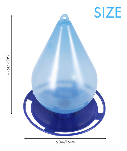 Alimentador Automático De Agua Para Pájaros En Forma De Gota