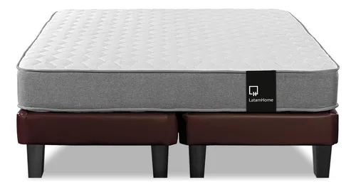 Cama Europea Zen Best Tela Pu 2 Plazas - Latam Home