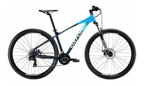 Mountain bike masculina Oxford Lumina Orion 4  2022 R29 L 21v frenos de disco mecánico cambios Shimano Tourney color azul cyan