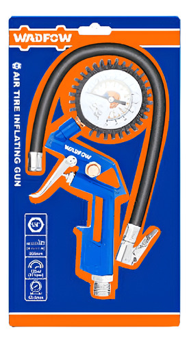 Wadfow Wga2612 Pistola Para Inflar Neumaticos 12bar