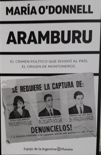 Aramburu  - María O'donnell - Planeta