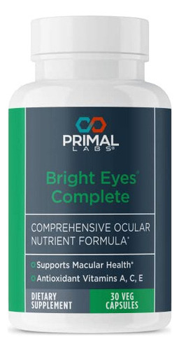 Primal Health Bright Eyes Complete - Salud Ocular Y Macular