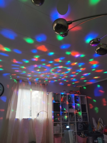 Imagen 9 de 9 de Proyector De Luces Led Pequeño Para Fiesta O Discoteca