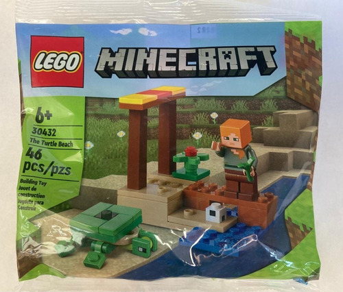 Lego La Tortuga De La Playa Polybag Minecraft 30432