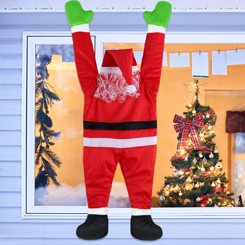 Evoio 50 Pulgadas Hanging Santa Claus Traje De Escalada Al A