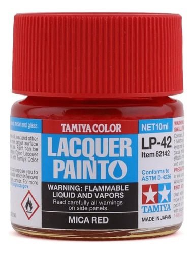 Lp-42 Tamiya Lacquer Paint Mica Red Rojo 10ml 82142