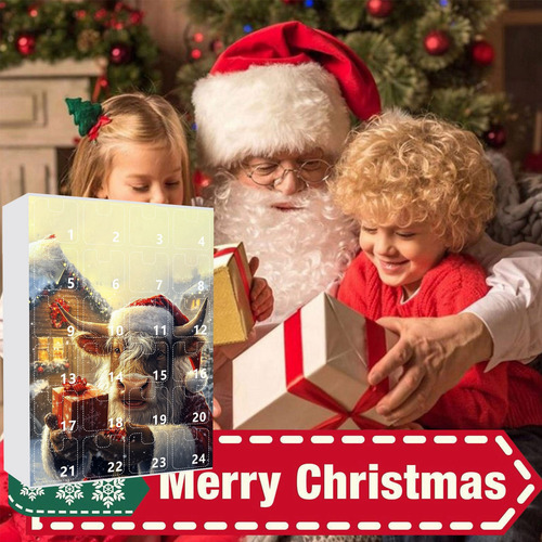 Set De Regalo B Santa Claus Con Cuenta Regresiva Para Navida