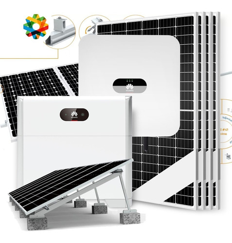 Kit Solar #03 2kw/h - 2ktl Monofásico On-grid Techo De Loza