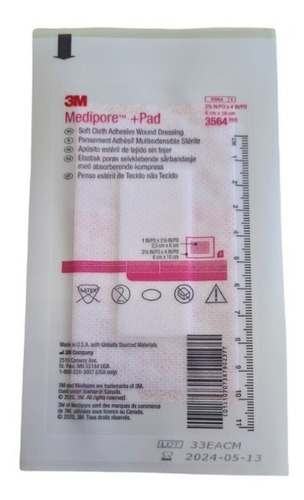 Aposito Medipore 6x10cm Pack X 10 Und 3m