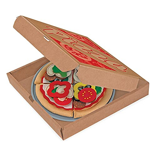 Melissa Doug 086011239530 Felt Mix N Match Pizza Juego ...