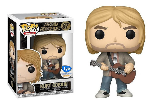 Funko Pop Rocks - Kurt Cobain Fye Exclusive