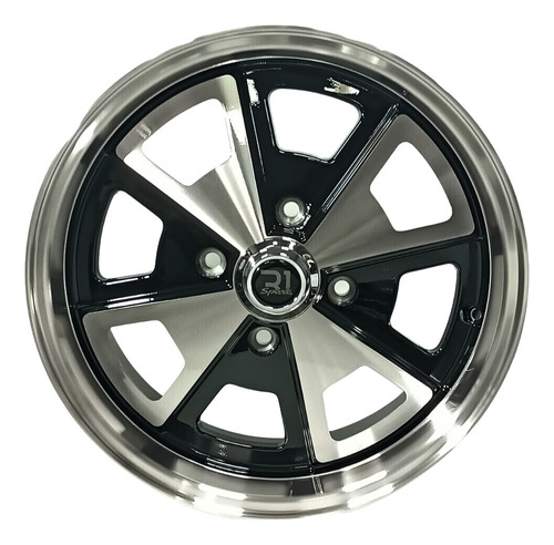 Rines 17x7.0 Barrenacion 4/130 Para Vocho Vw Negro R1 4rines