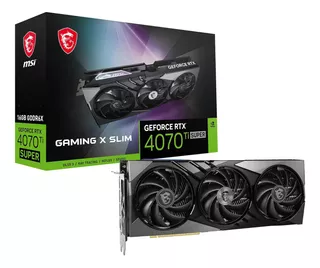 Tarjeta De Video Msi Rtx 4070 Ti Super Gaming X Slim 16gb